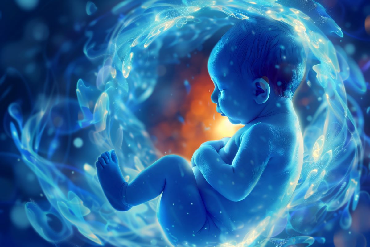 human fetus prenatal development stage womb